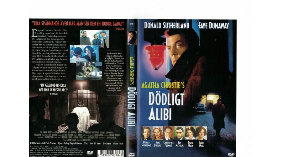 Dödligt Alibi DVD