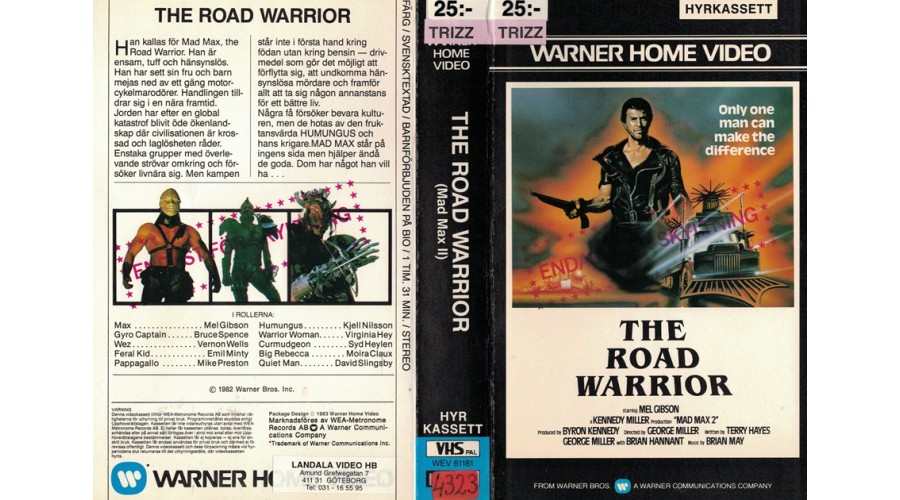 Mad Max 2 DVD
