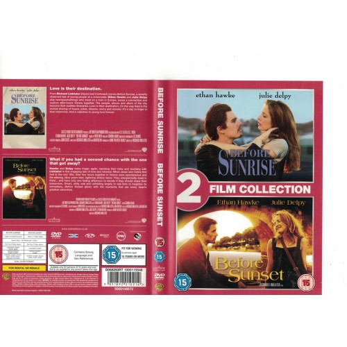 Before Sunrise 1 + 2 , DVD.
