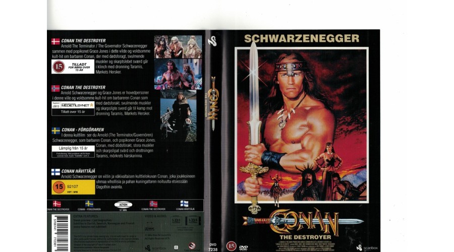 Conan Förgöraren  DVD