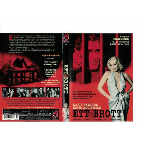 Ett Brott 1940 DVD