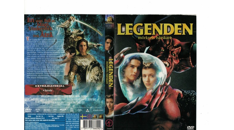 Legenden Mörkrets Härskare  DVD