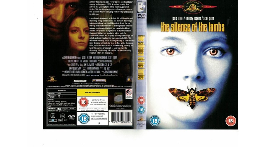 När Lammen Tystnar / The Silence of the Lambs  DVD
