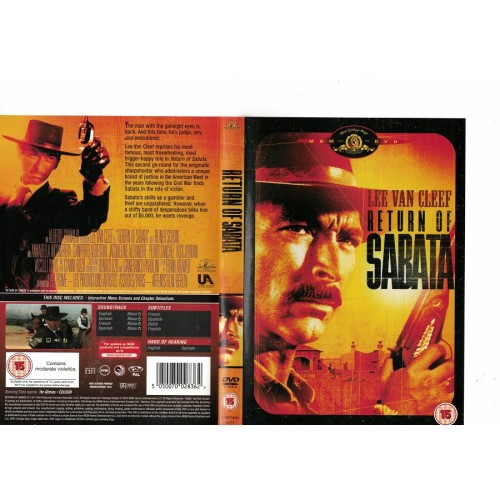 Return of Sabata 1971 DVD