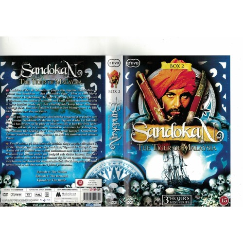 Sandokan  Tigern Från Malaysia  DVD