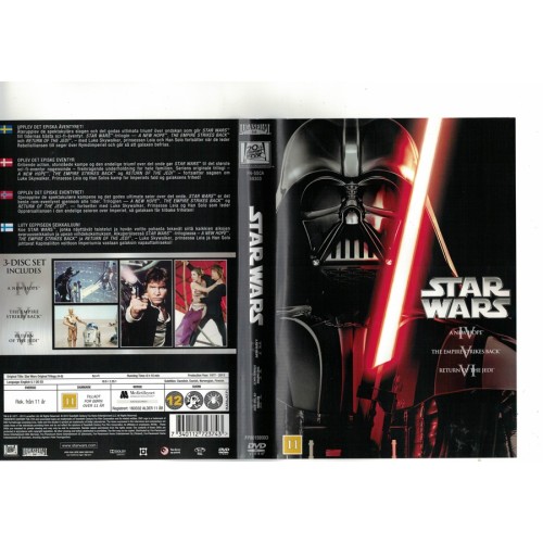 Star Wars  Box 3 DVD.4 + 5 + 6