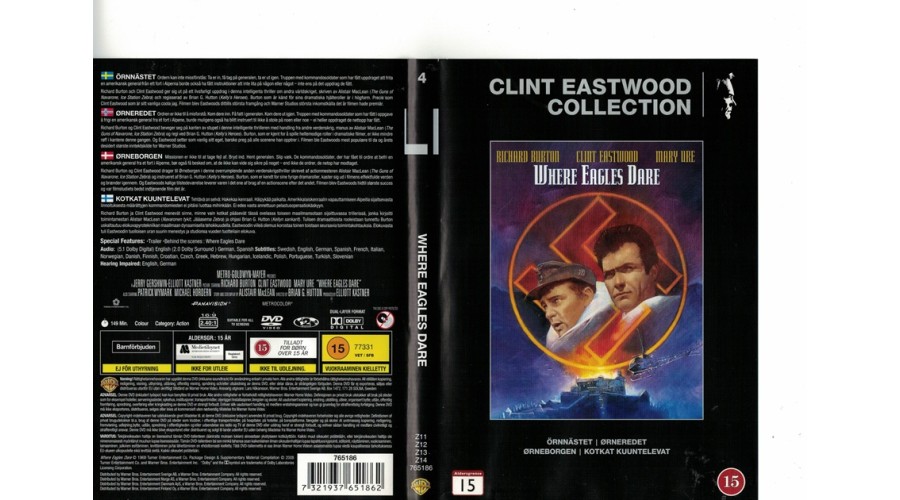 Örnnästet  Where Eagles Dare  DVD